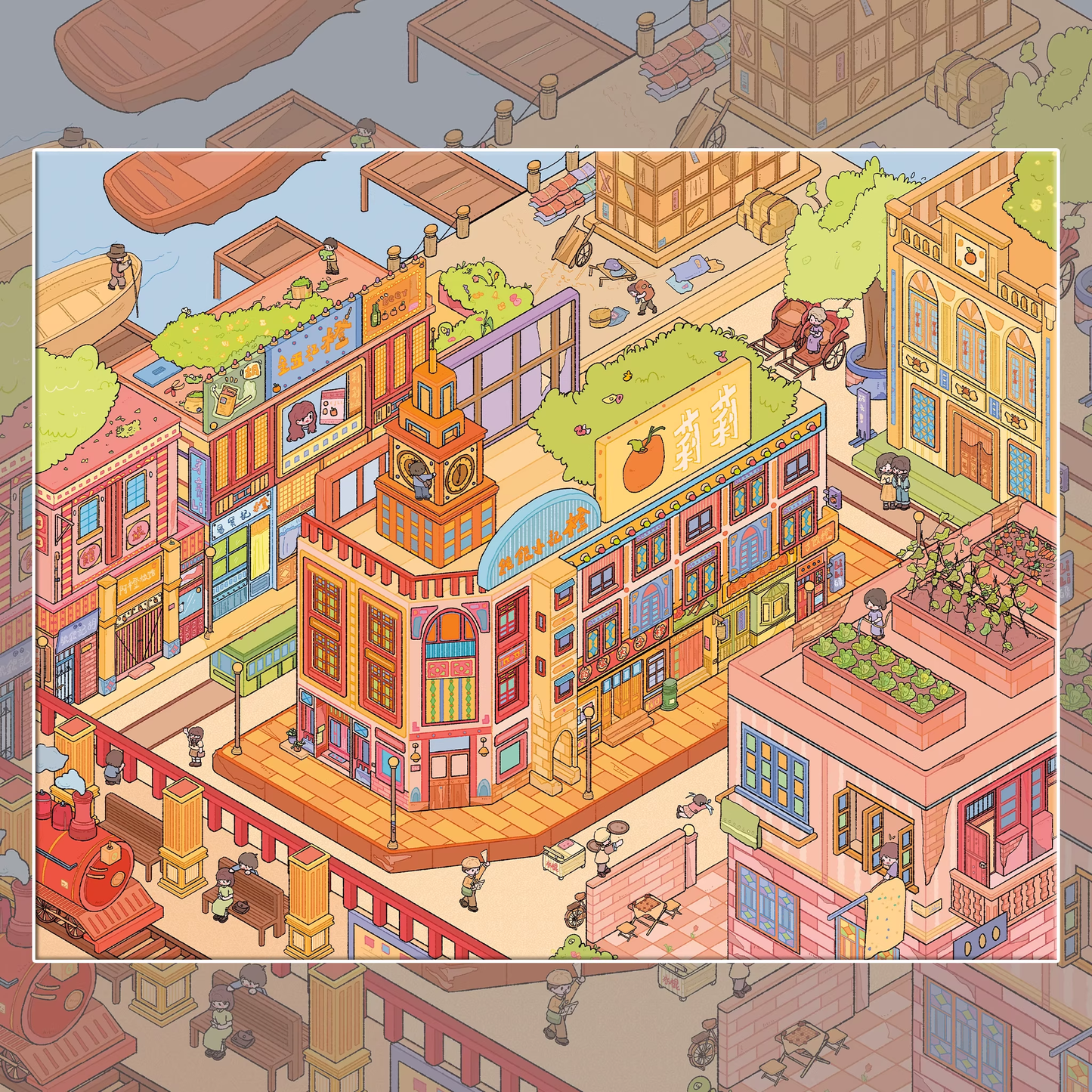 Lily’s Exploration Series III - Street of 1920s | Captain’s Room | Stellar Isle | Hunter’s Cabin
