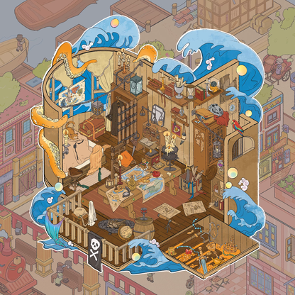 Lily’s Exploration Series III - Street of 1920s | Captain’s Room | Stellar Isle | Hunter’s Cabin