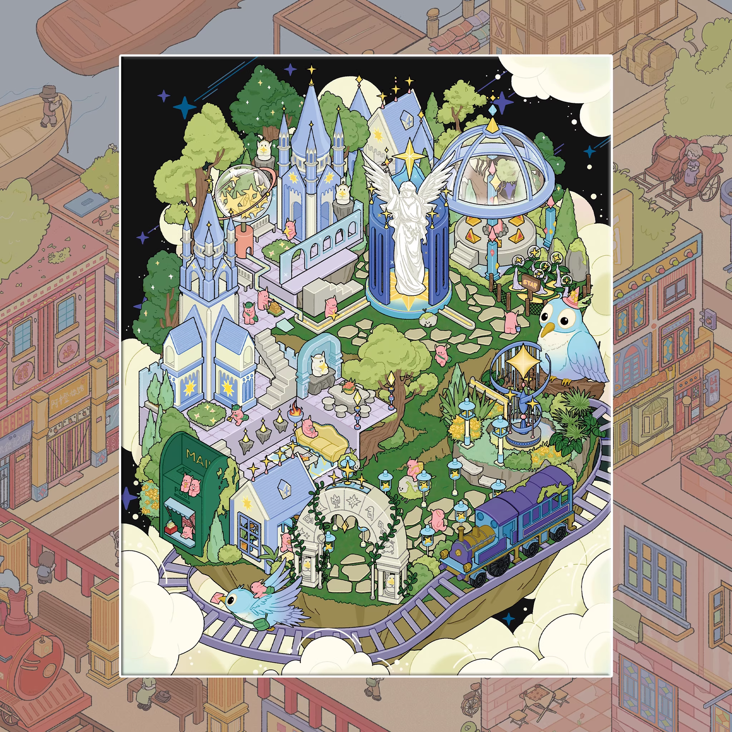Lily’s Exploration Series III - Street of 1920s | Captain’s Room | Stellar Isle | Hunter’s Cabin